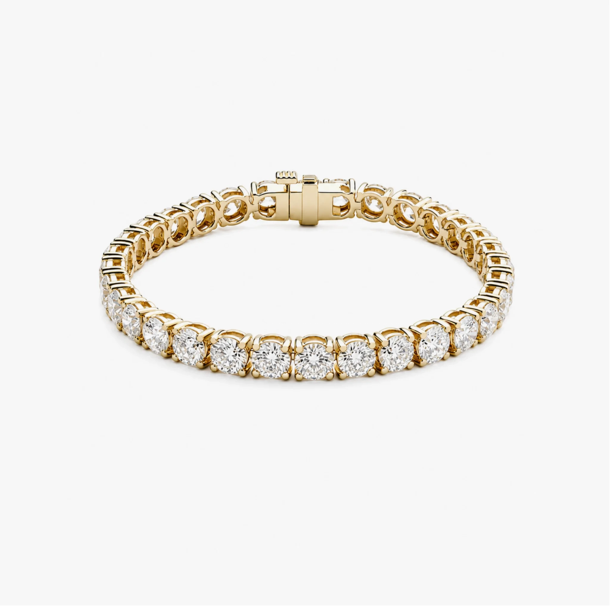 14K Gold Lab Grown Diamond Tennis Bracelet-15.00 ct product image 1