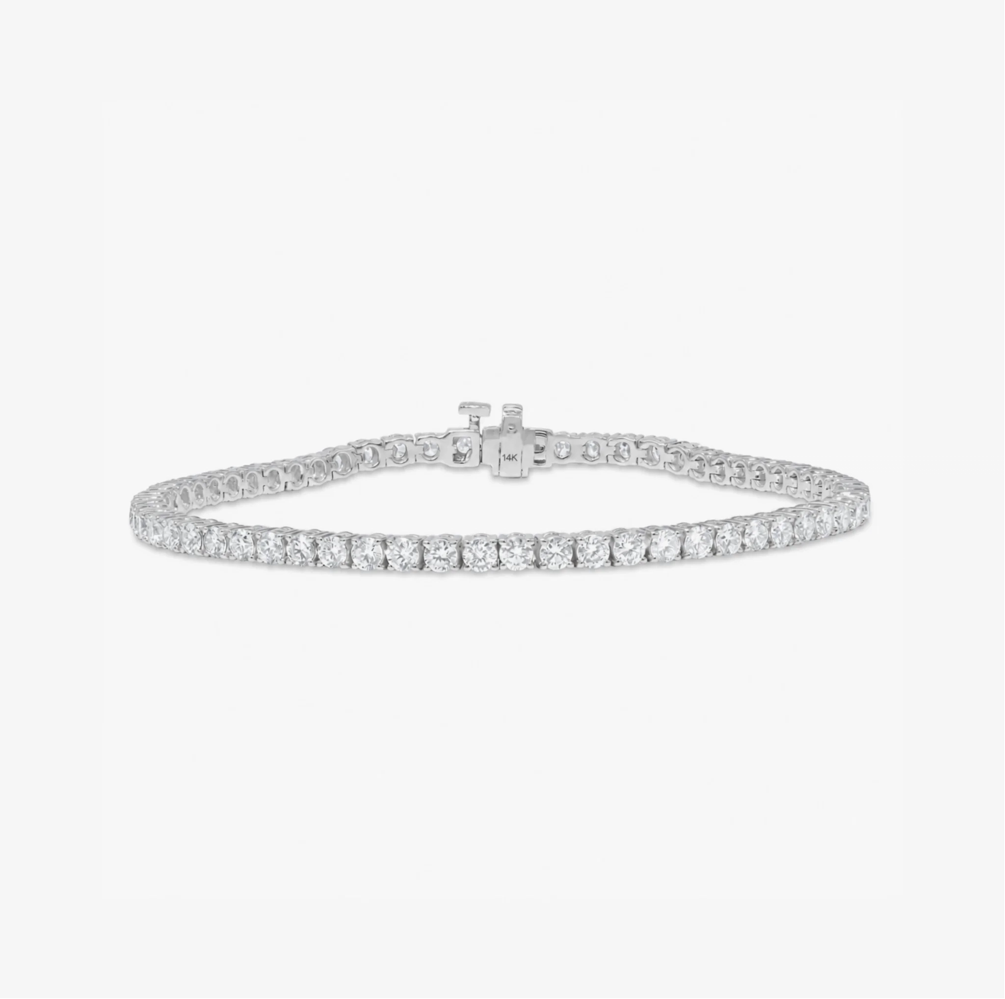 14K Gold Lab Grown Diamond Tennis Bracelet-5.00 ct product image 1