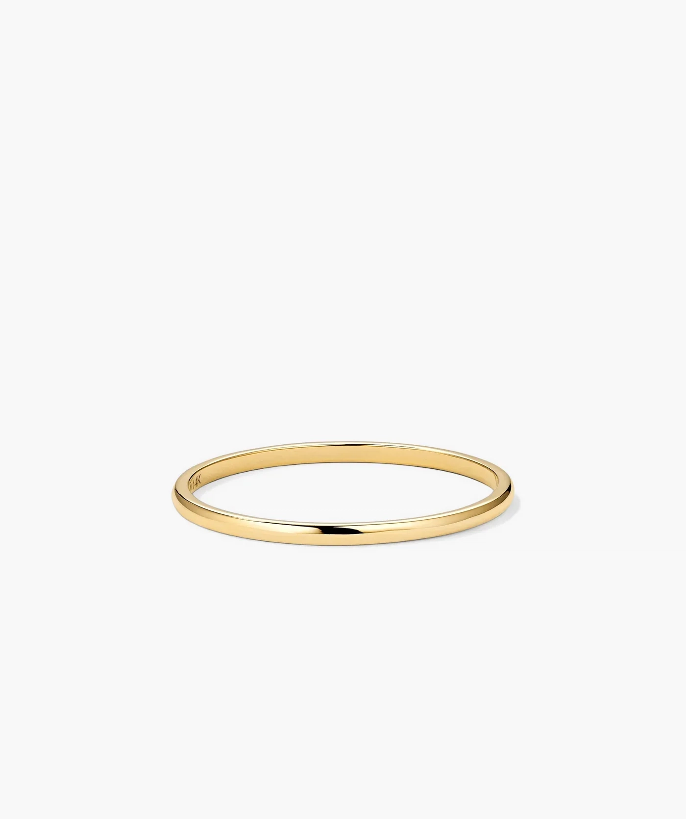 14K Gold Stacker petite Plain Gold Band product image