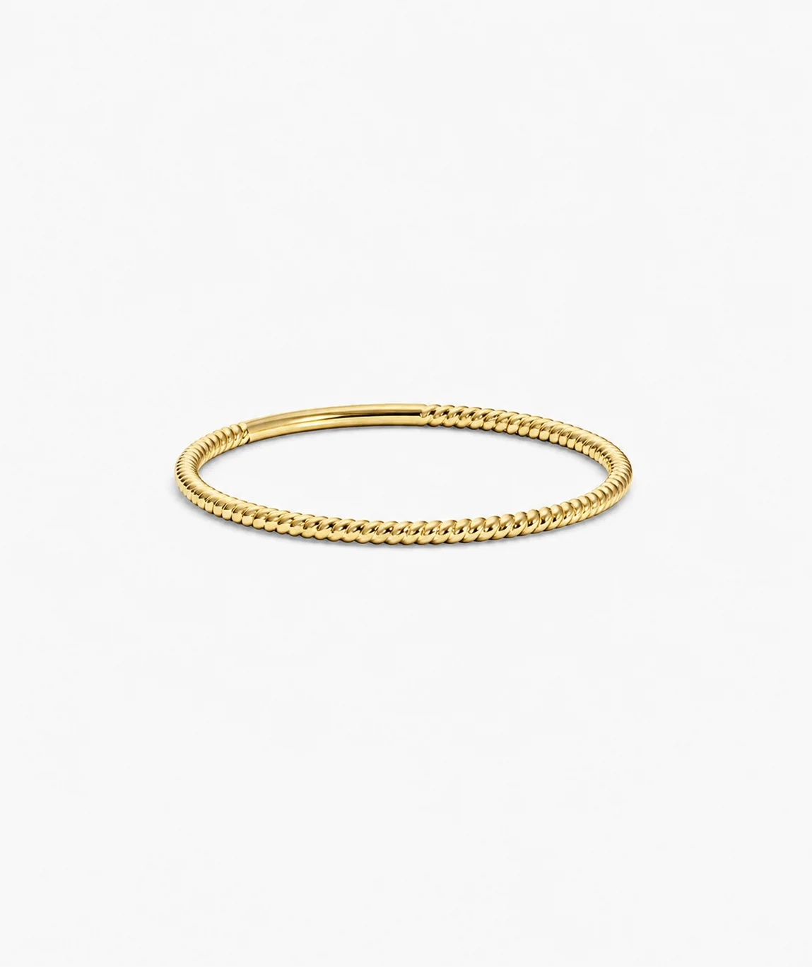 14K Gold Twist Band Ring product image 1