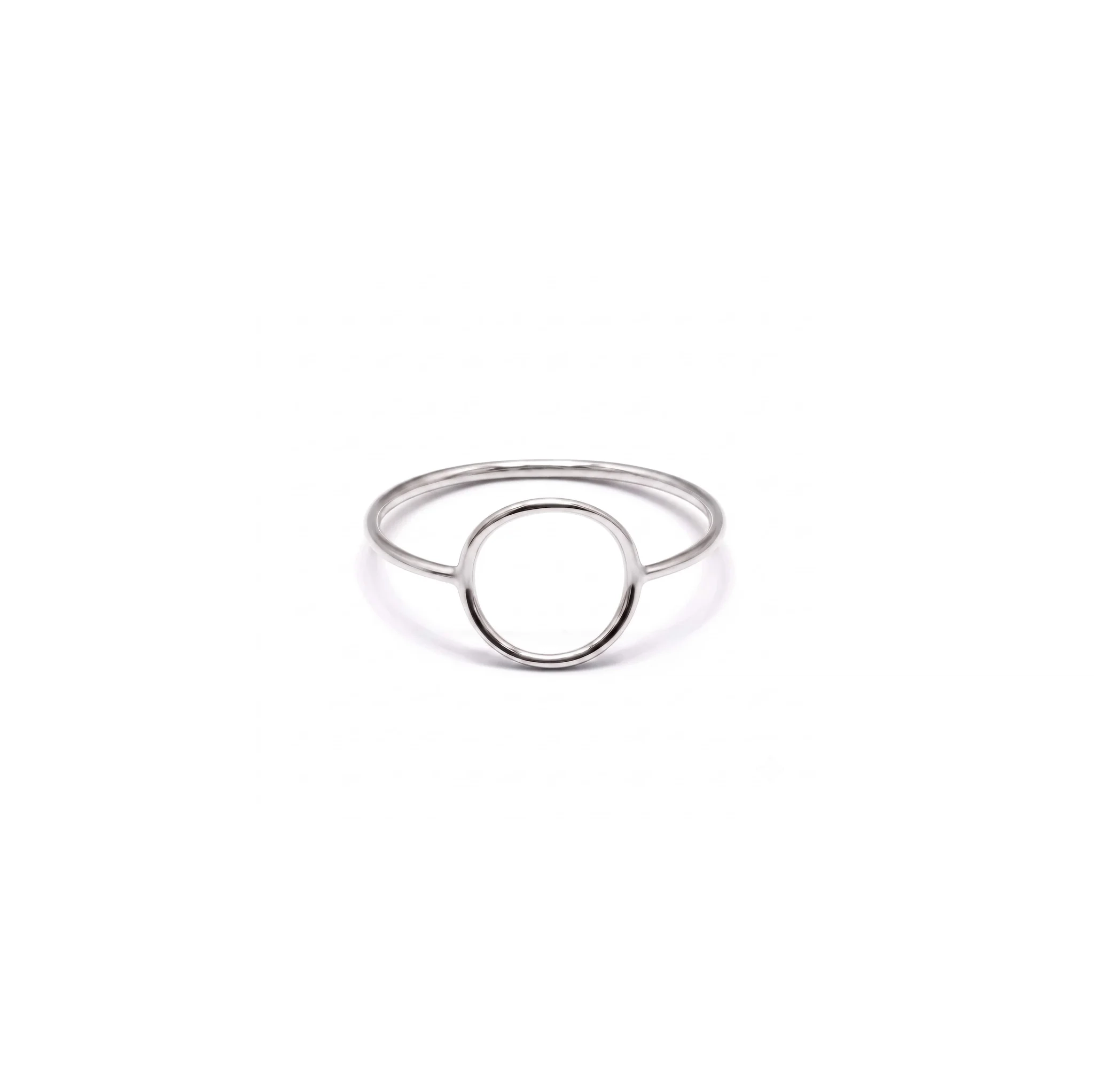 14K Gold Open Circle Ring product image 1