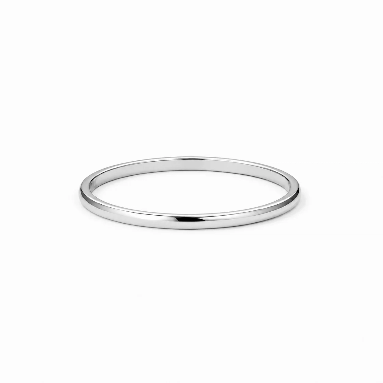 14K Gold Stacker petite Plain Gold Band product image 1