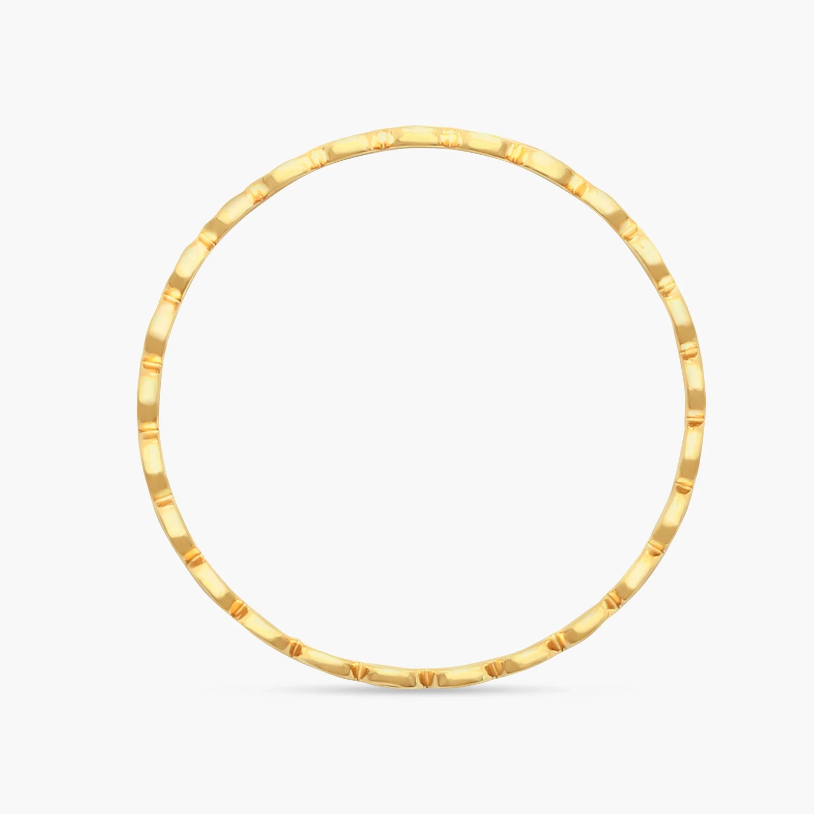 14K Gold Circle Dot Eternity Band thumbnail 3