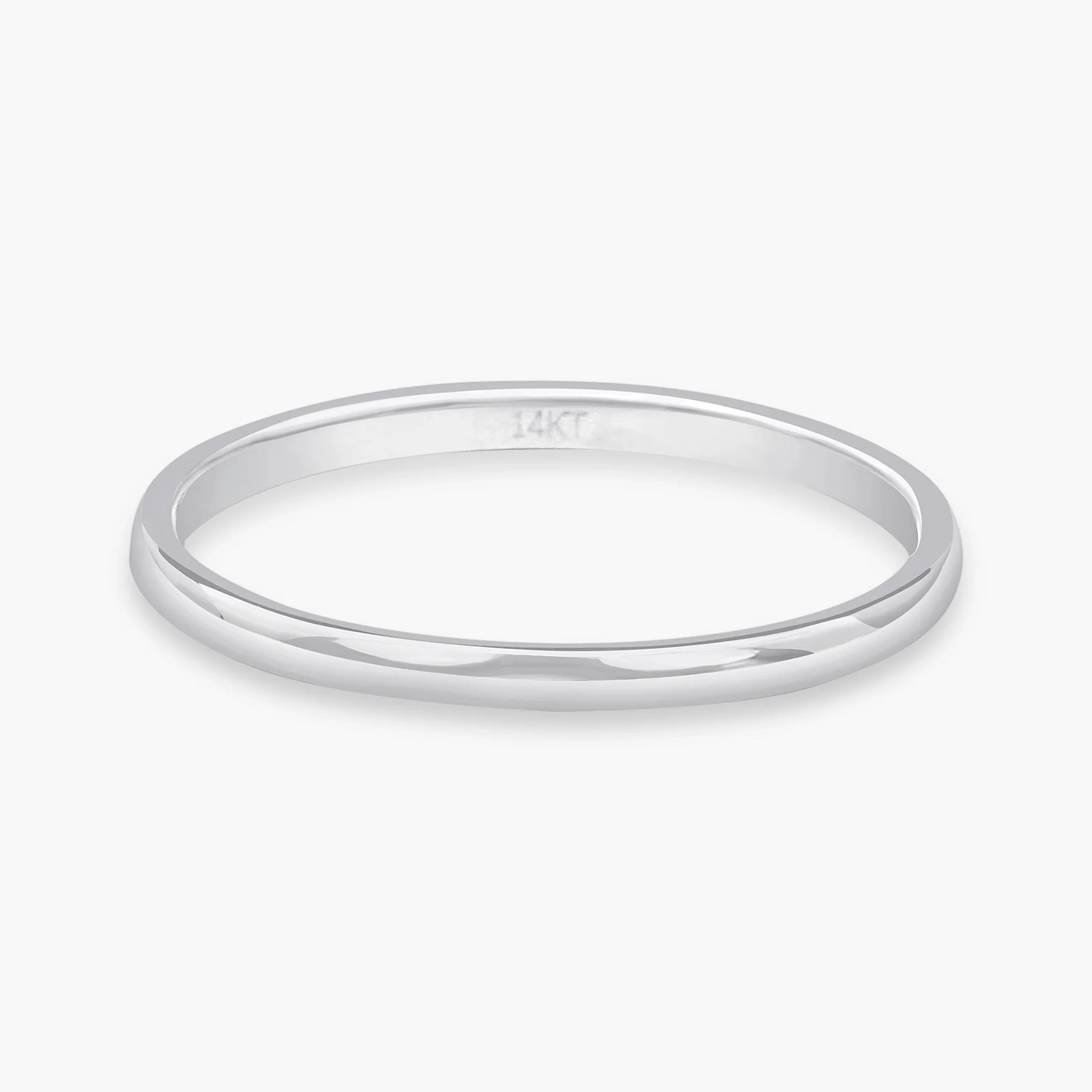 14k Gold Classic Plain Gold Band product image 1