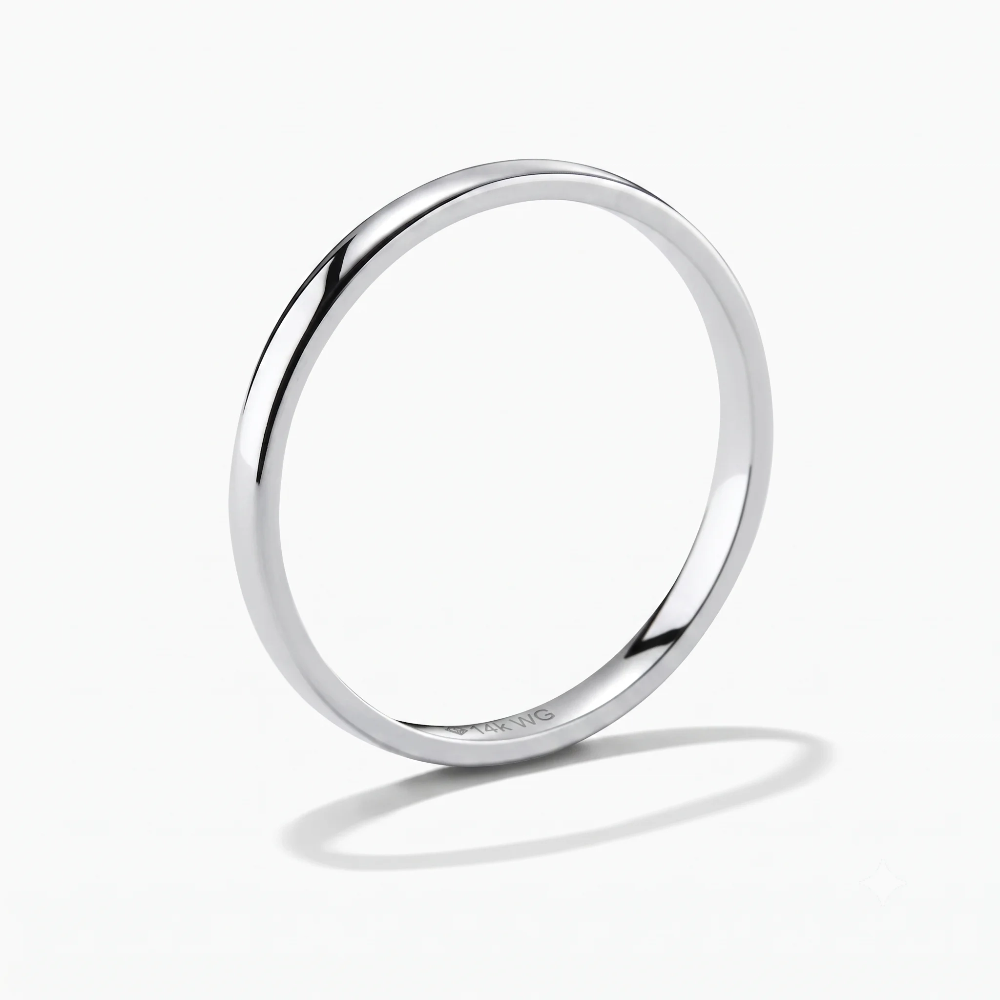 14k Gold Classic Plain Gold Band thumbnail 3