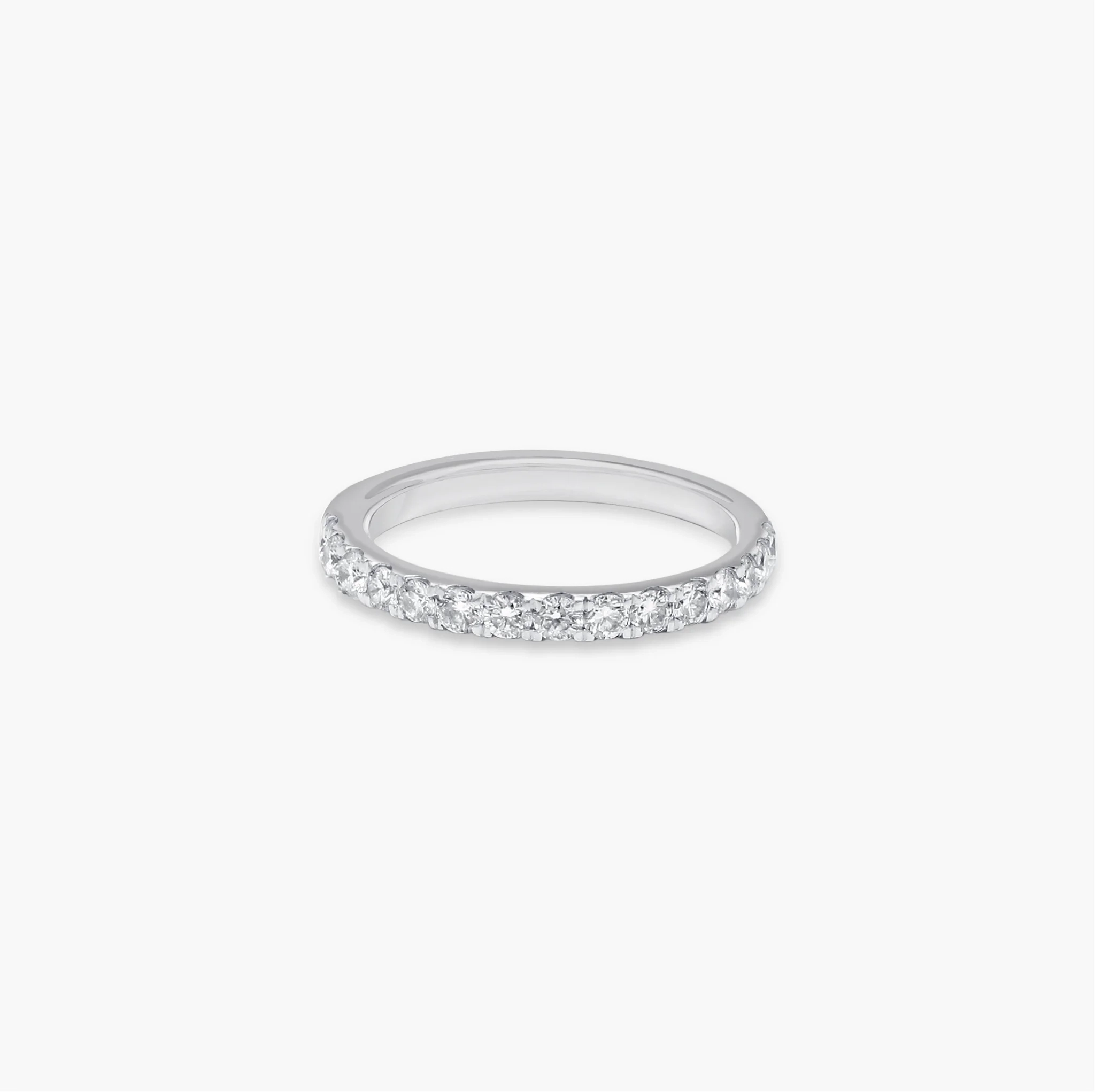 14 KT Lab Grown Diamond Pave Band - 0.50 ct product image 1