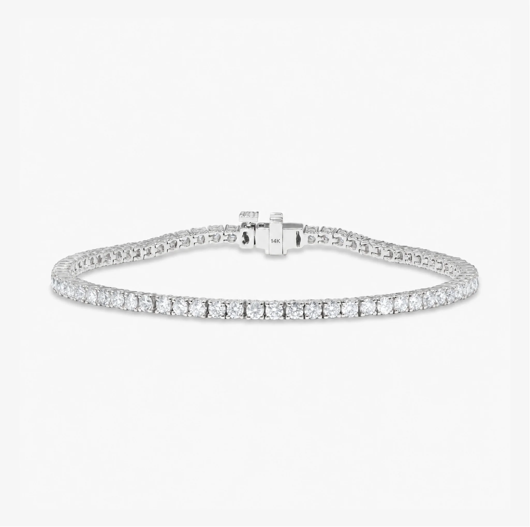 14K Gold Lab Grown Diamond Tennis Bracelet-3.00 ct product image 1