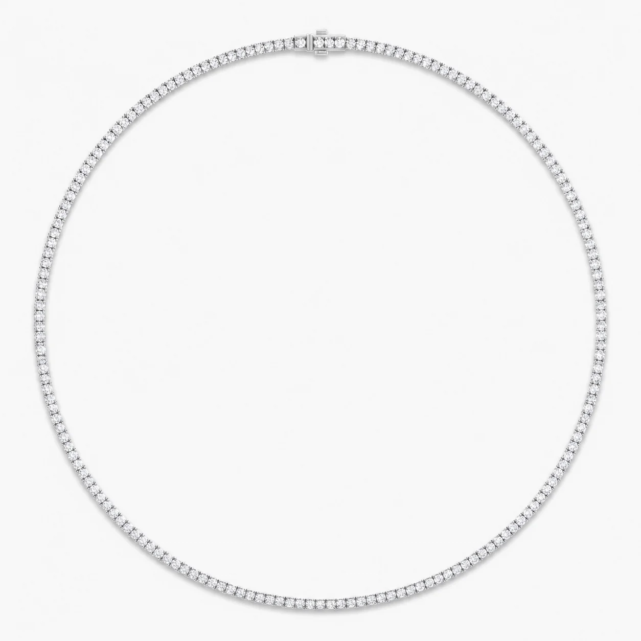 14K Gold Lab Grown Diamond Tennis Necklace-7.00 ct product image 1